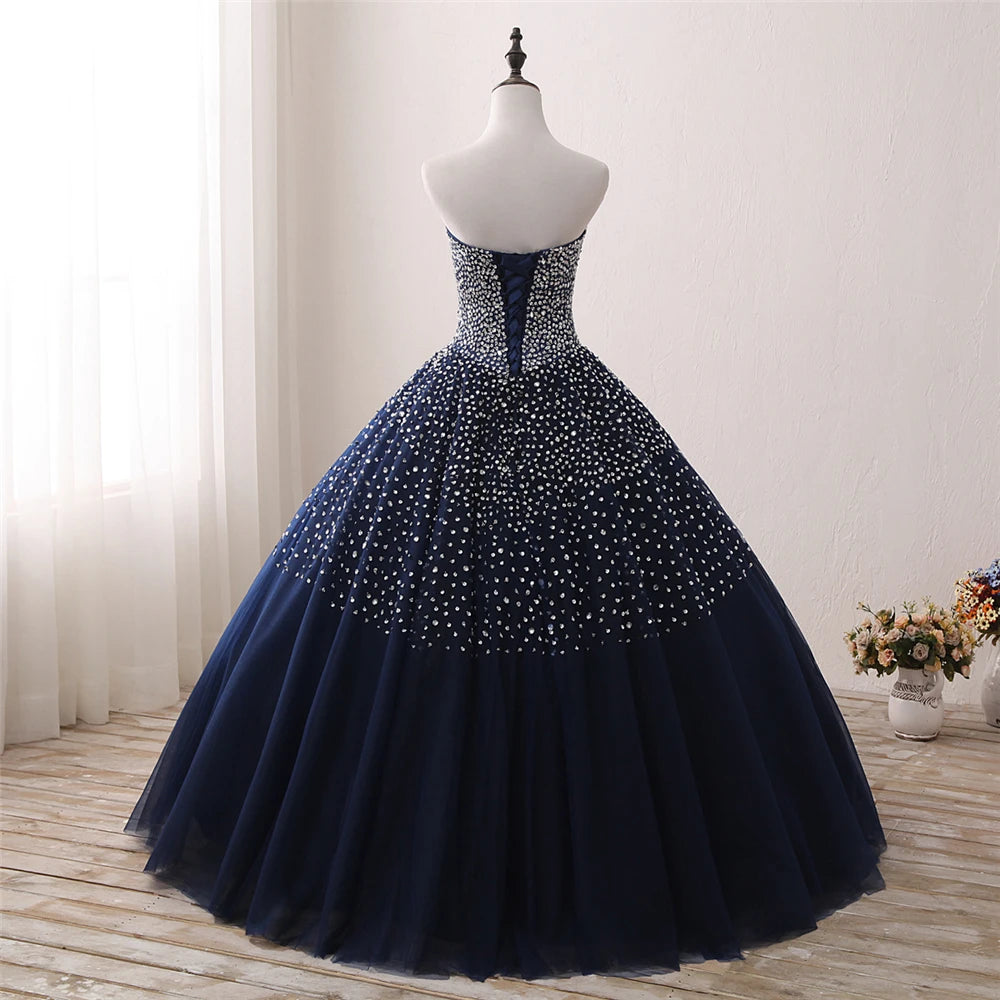 Elegant Ball Gown Quinceanera Dress - Strapless Formal Gown