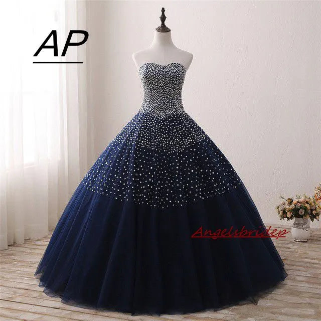 Elegant Ball Gown Quinceanera Dress - Strapless Formal Gown