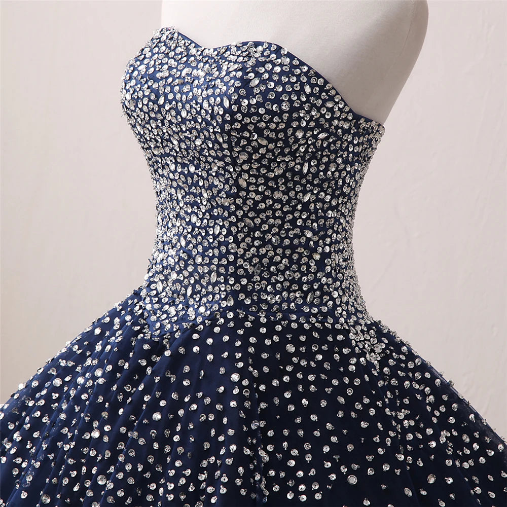 Elegant Ball Gown Quinceanera Dress - Strapless Formal Gown