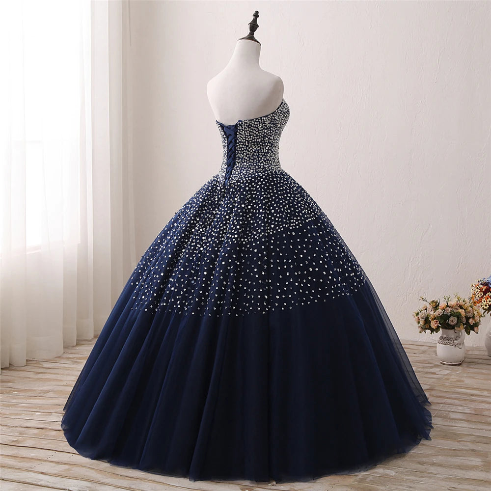Elegant Ball Gown Quinceanera Dress - Strapless Formal Gown