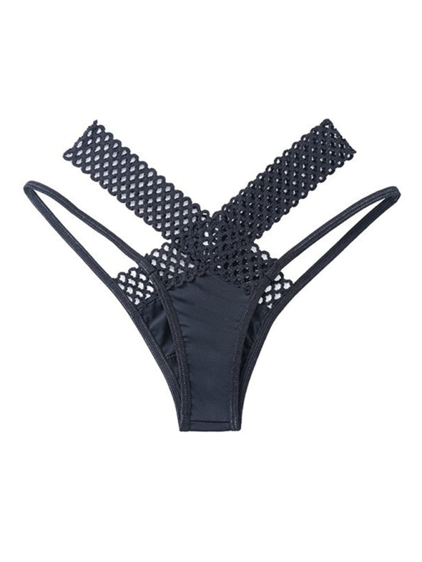 Low-Rise Cross-Over Thong - Sexy Seamless Underwear