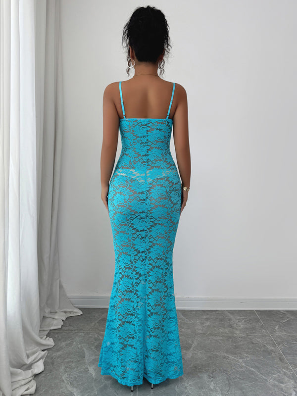 Sexy Suspender Hollow Cut-Out Mini Dress - Backless Party Dress