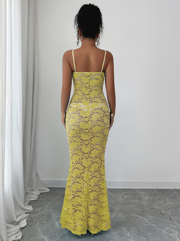 Sexy Suspender Hollow Cut-Out Mini Dress - Backless Party Dress