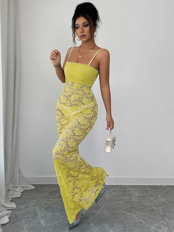 Sexy Suspender Hollow Cut-Out Mini Dress - Backless Party Dress