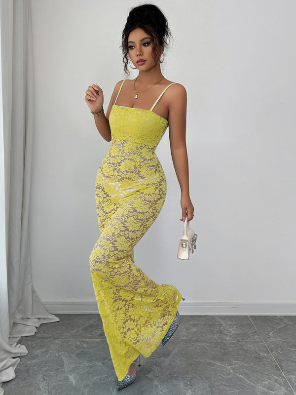 Sexy Suspender Hollow Cut-Out Mini Dress - Backless Party Dress